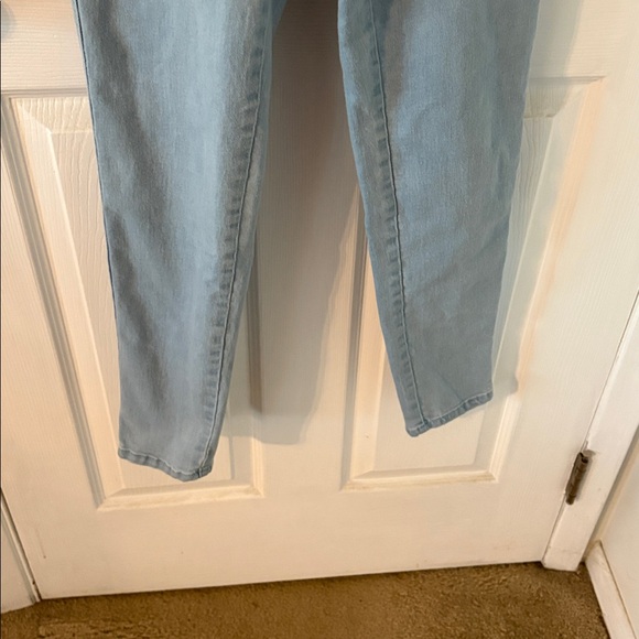 Y2K 90’s overalls Skinny jeans denim jumpsuit size L - Picture 5 of 9